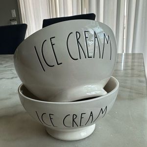 Rae Dunn ice cream bowls